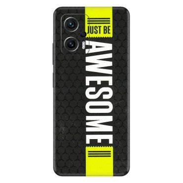 Xiaomi Redmi Phone Skins (All Models) - Just Be Awesome - 3D Embossed Finish (L-101) Redmi K50i 5G