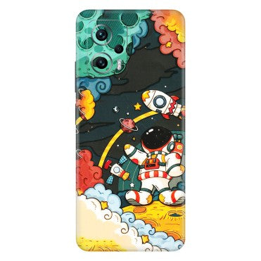 Xiaomi Redmi Phone Skins (All Models) - Astronauts & Spaceship - 3D Embossed Finish (L-145) Redmi K50i 5G
