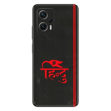 Xiaomi Redmi Phone Skins (All Models) - Hindu Black - 3D Embossed Finish (L-153) Redmi K50i 5G