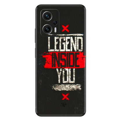 Xiaomi Redmi Phone Skins (All Models) - Legend Inside You - 3D Embossed Finish (L-186) Redmi K50i 5G