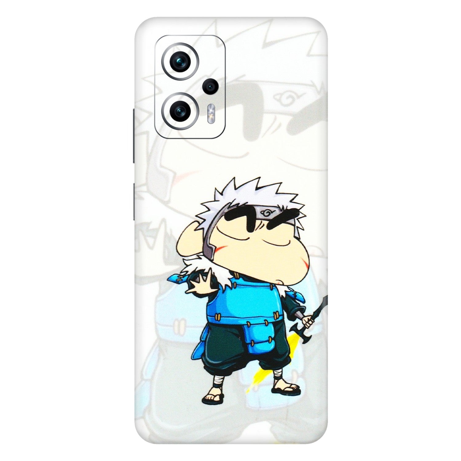 Xiaomi Redmi Phone Skins (All Models) - Angry Young Shinchan - 3D Embossed Finish (L-226) Redmi K50i 5G