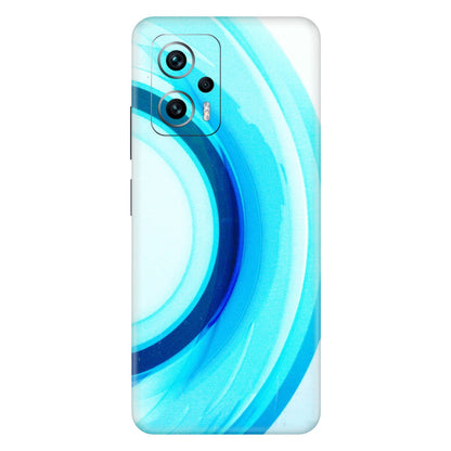 Xiaomi Redmi Phone Skins (All Models) - The Blue Curve - 3D Embossed Finish (L-244) Redmi K50i 5G
