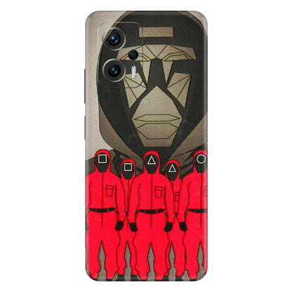 Xiaomi Redmi Phone Skins (All Models) - Squid Game Hero - 3D Embossed Finish (L-245) Redmi K50i 5G