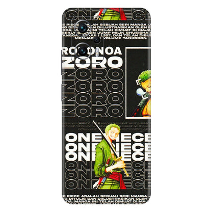 Xiaomi Redmi Phone Skins (All Models) - One Piece Zoro - 3D Embossed Finish (L-250) Redmi K50i 5G