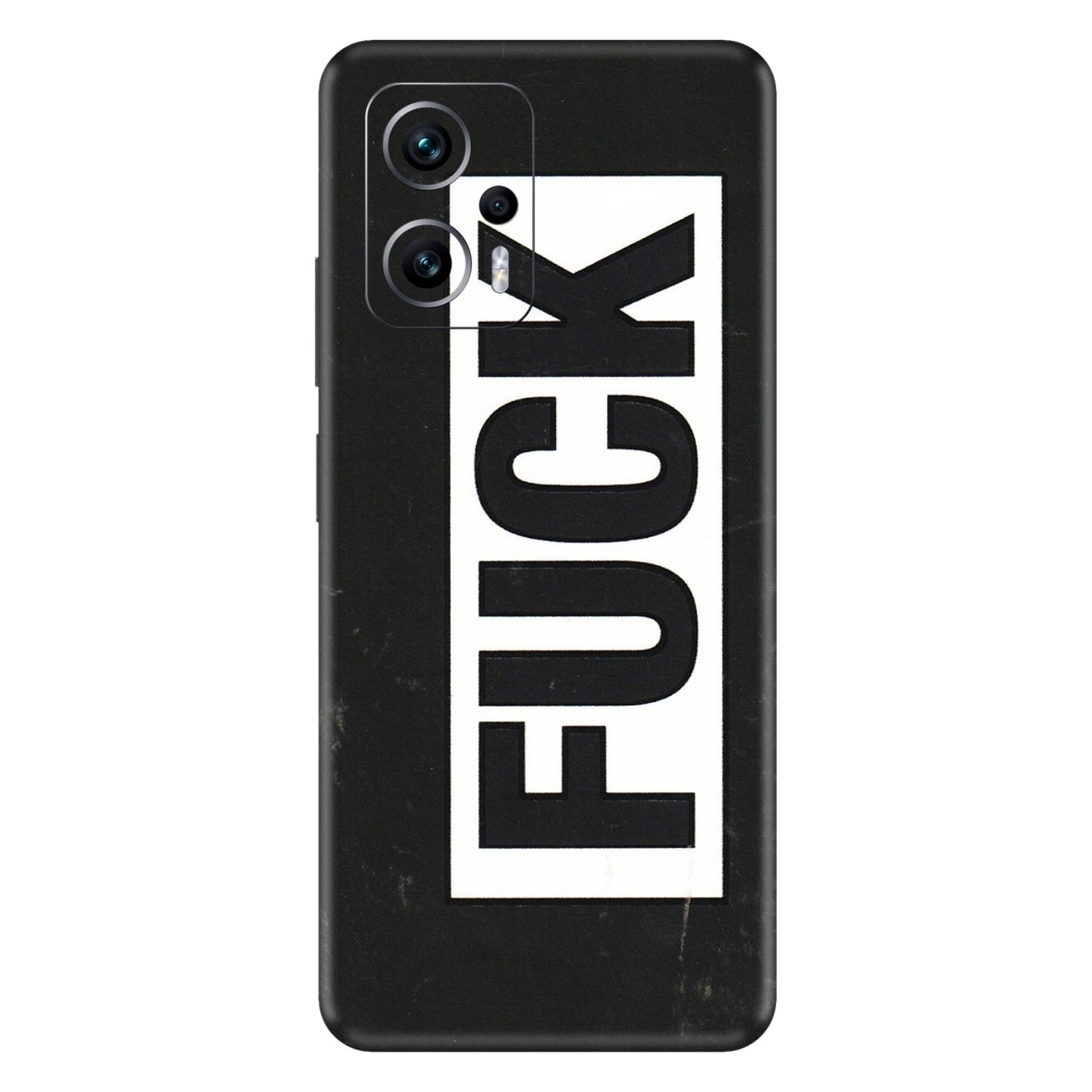 Xiaomi Redmi Phone Skins (All Models) - The F Word - 3D Embossed Finish (L-255) Redmi K50i 5G