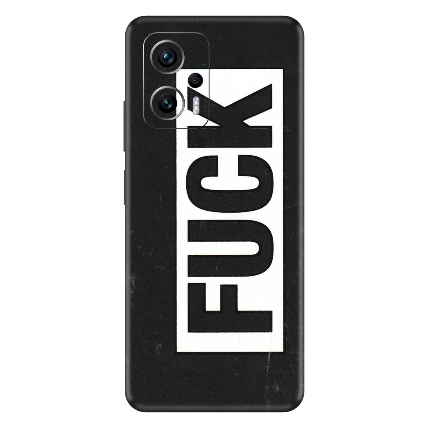 Xiaomi Redmi Phone Skins (All Models) - The F Word - 3D Embossed Finish (L-255) Redmi K50i 5G