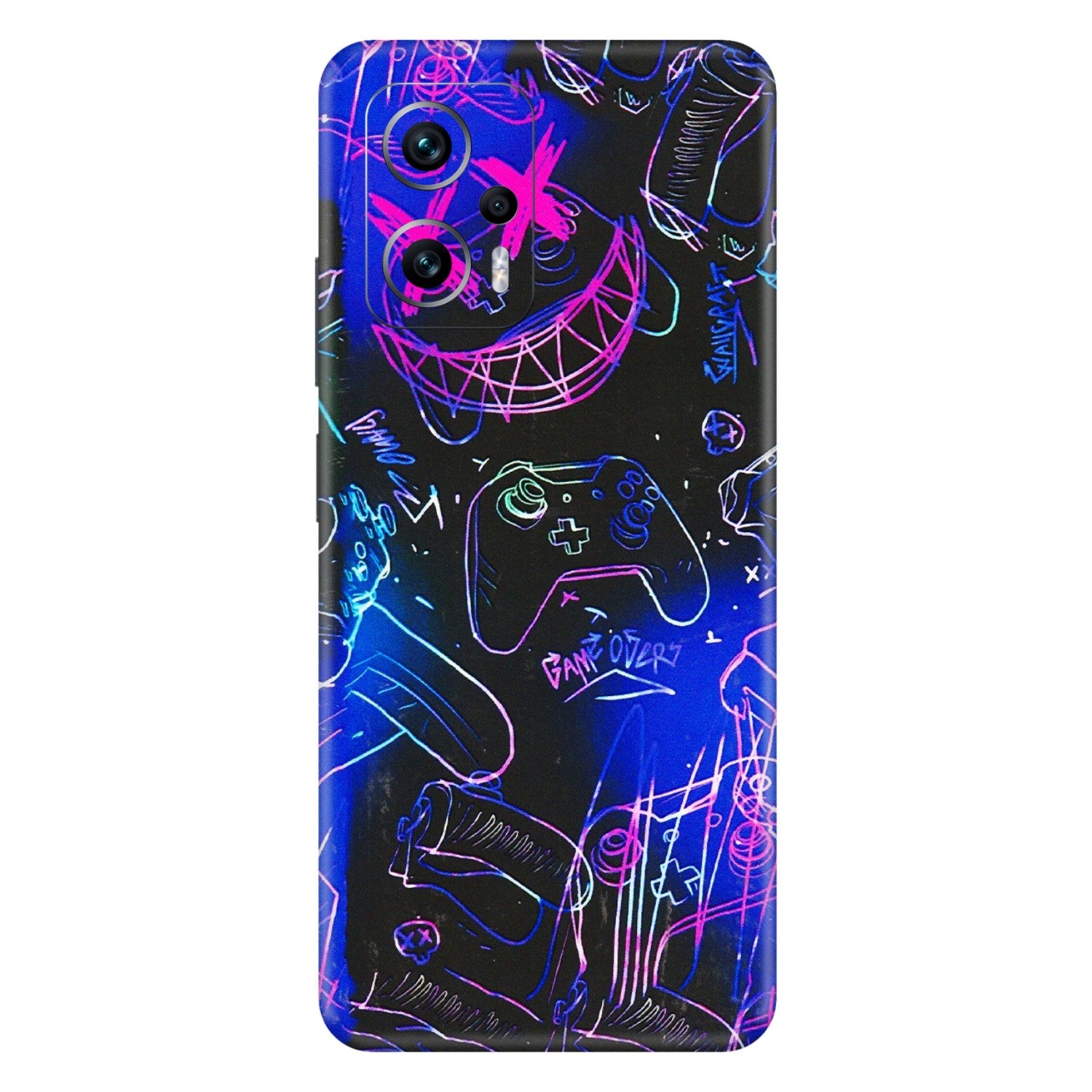 Xiaomi Redmi Phone Skins (All Models) - Gamers Paradise - 3D Embossed Finish (L-258) Redmi K50i 5G