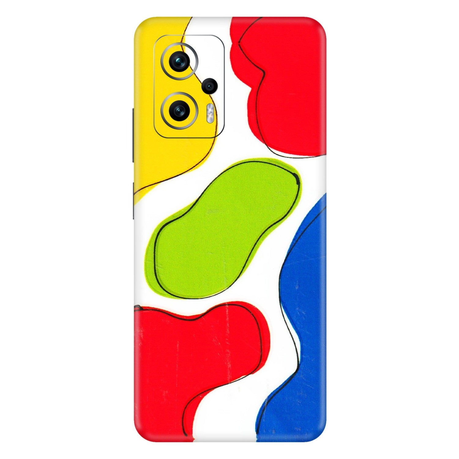 Xiaomi Redmi Phone Skins (All Models) - RGB Colour Paint - 3D Embossed Finish (L-284) Redmi K50i 5G