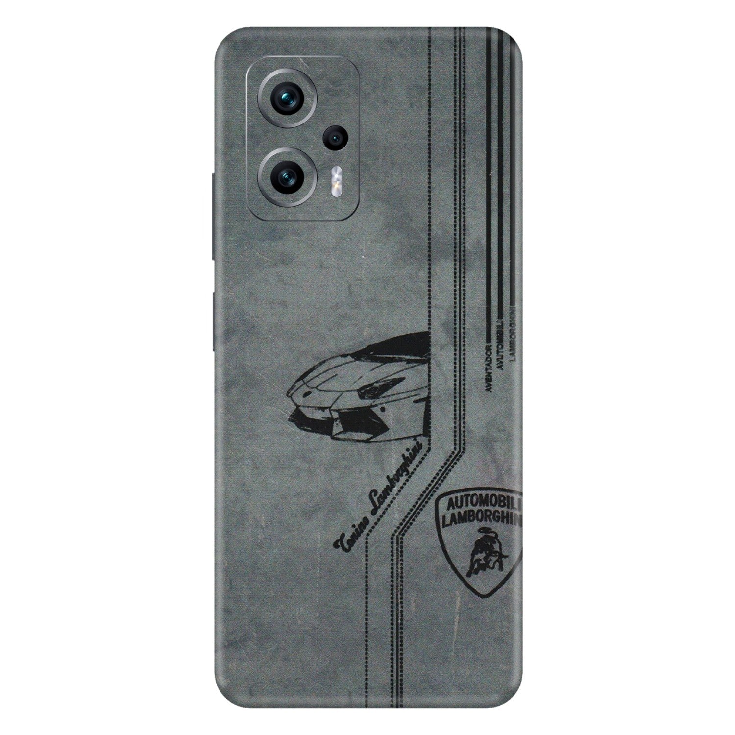 Xiaomi Redmi Phone Skins (All Models) - New Lamborgini Aventador - 3D Embossed Finish (L-321) Redmi K50i 5G