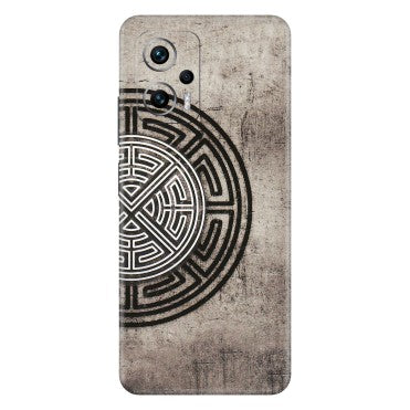 Xiaomi Redmi Phone Skins (All Models) - Mysterious Circular Design - 3D Embossed Finish (L-63) Redmi K50i 5G