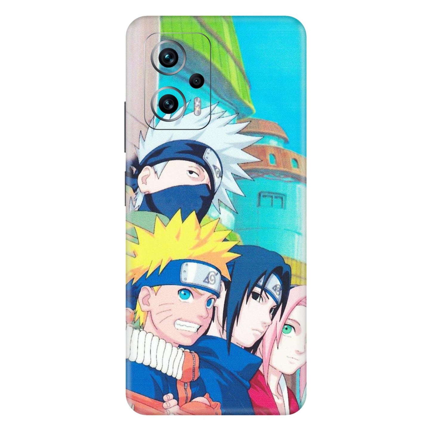 Xiaomi Redmi Phone Skins (All Models) - Team Minato And Kakashi - Matte Finish (M-101) Redmi K50i 5G