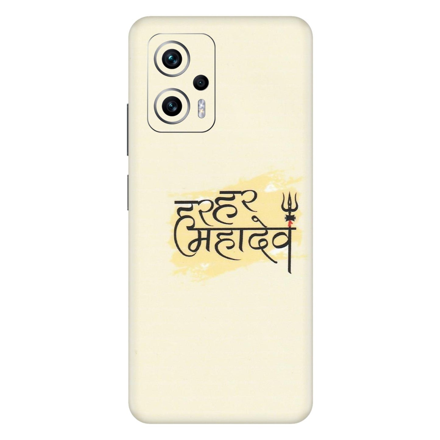 Xiaomi Redmi Phone Skins (All Models) - Har Har Mahadev - Matte Finish (M-10) Redmi K50i 5G