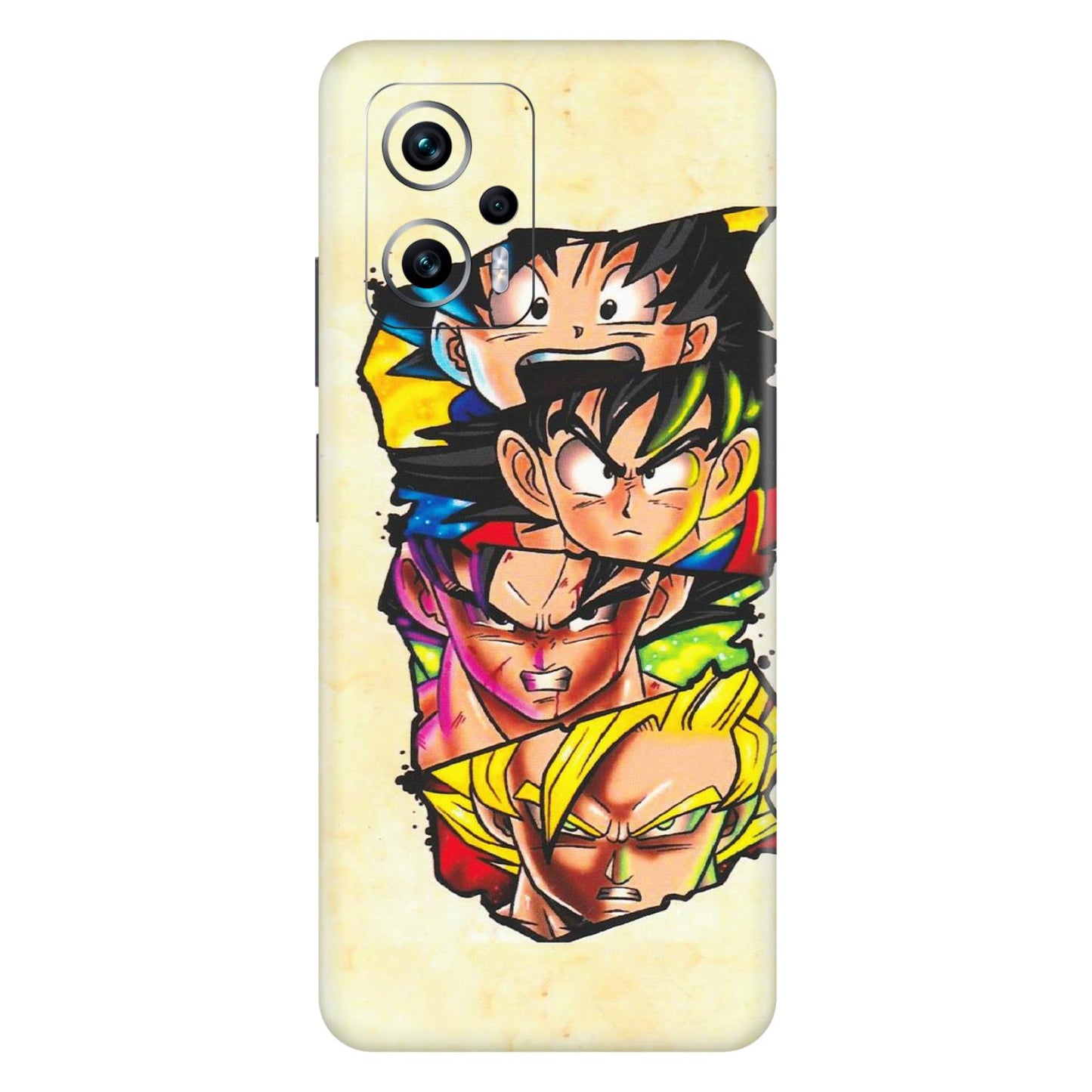Xiaomi Redmi Phone Skins (All Models) - Angry Multi Anime - Matte Finish (M-113) Redmi K50i 5G