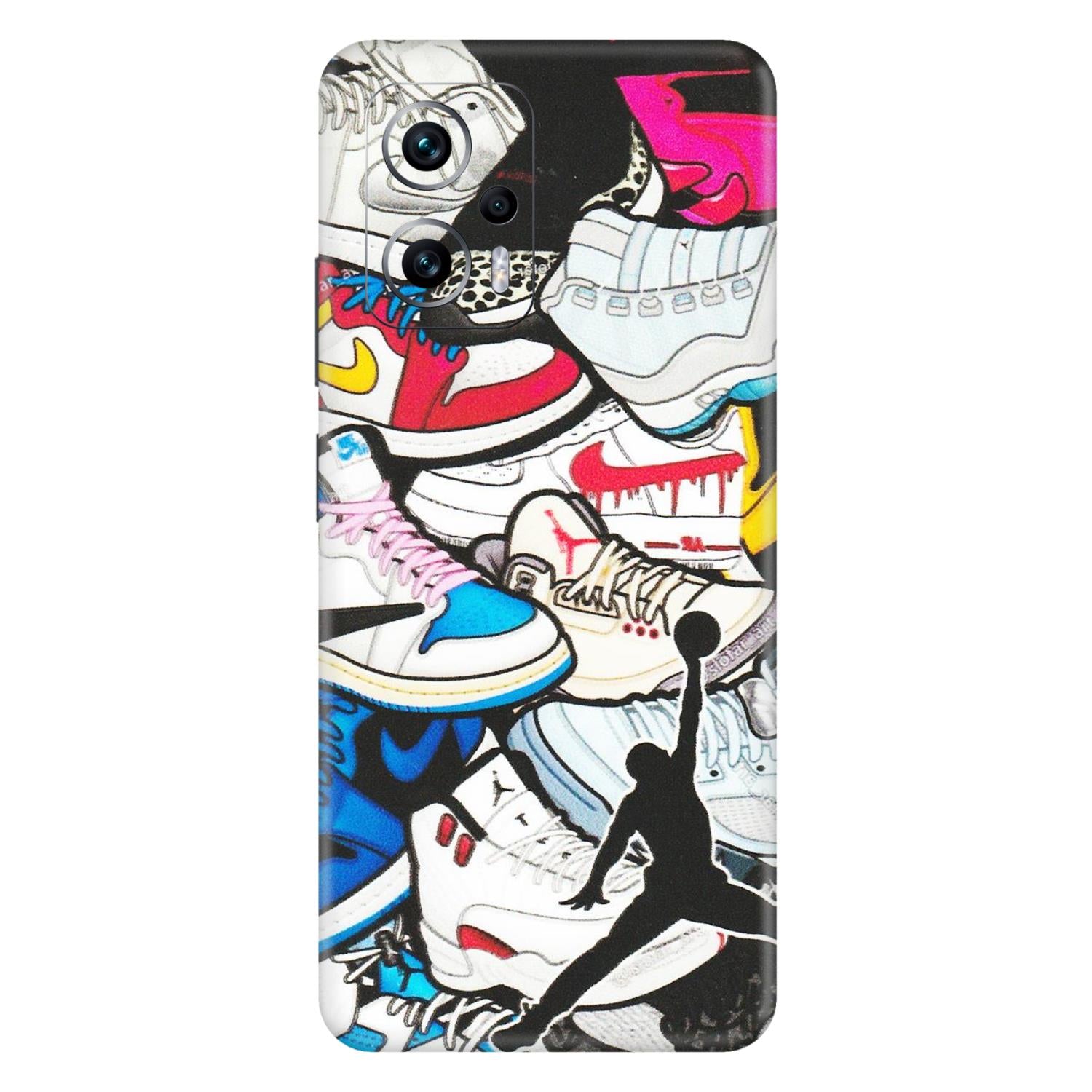 Xiaomi Redmi Phone Skins (All Models) - Jordan Sneakers Fan - Matte Finish (M-80) Redmi K50i 5G
