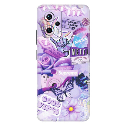 Xiaomi Redmi Phone Skins (All Models) - Supreme Purple Magic - Matte Finish (M-88) Redmi K50i 5G