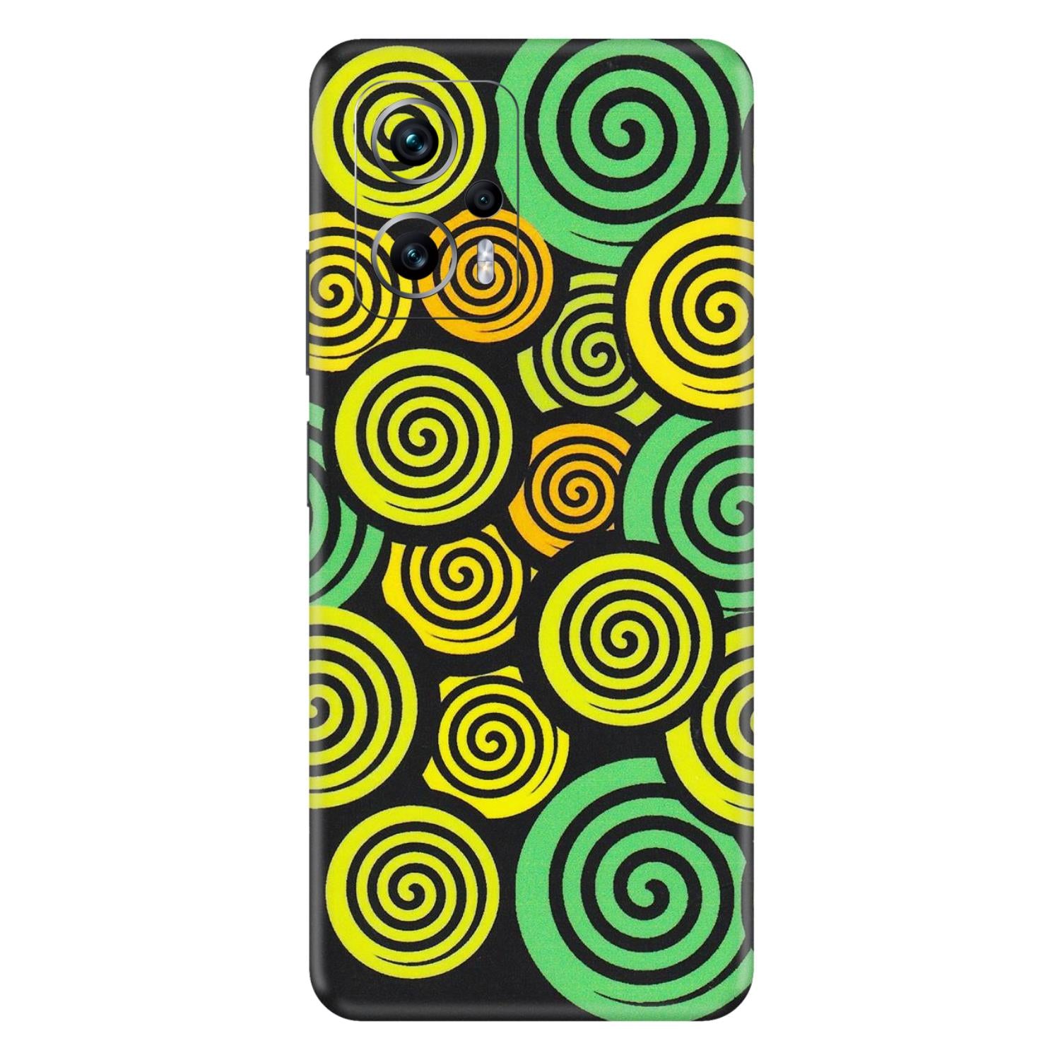 Xiaomi Redmi Phone Skins (All Models) - Crazy Spiral - Matte Finish (M-91) Redmi K50i 5G