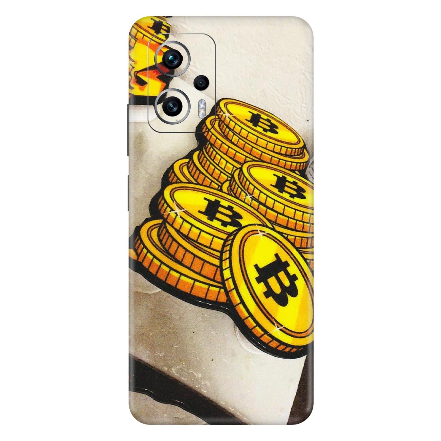 Xiaomi Redmi Phone Skins (All Models) - Billionaire Bitcoin Collection - Matte Finish (M-92) Redmi K50i 5G