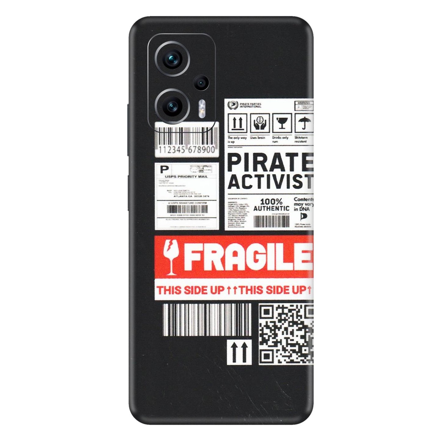 Xiaomi Redmi Phone Skins (All Models) - Handle With Care - Matte Finish (M-99) Redmi K50i 5G