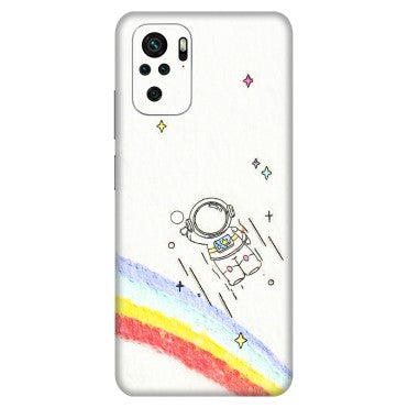 Xiaomi Redmi Phone Skins (All Models) - Milkyway Astronaut - 3D Embossed Finish (L-110) Redmi Note 10S