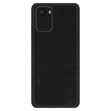 Xiaomi Redmi Phone Skins (All Models) - Black honeycomb - 3D Embossed Finish (L-114) Redmi Note 10S