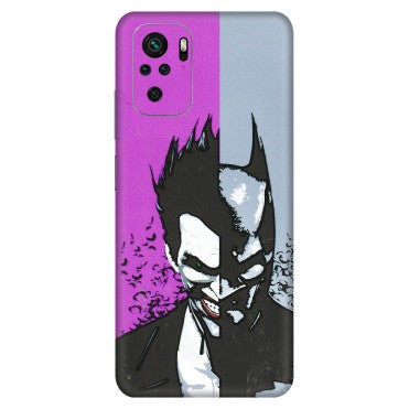 Xiaomi Redmi Phone Skins (All Models) - Batman & Joker - 3D Embossed Finish (L-143) Redmi Note 10S
