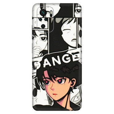 Xiaomi Redmi Phone Skins (All Models) - Danger Anime - 3D Embossed Finish (L-155) Redmi Note 10S