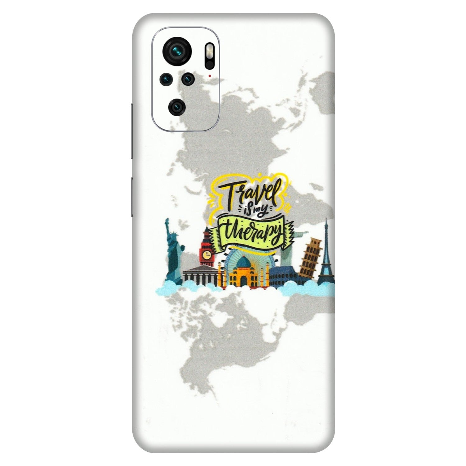 Xiaomi Redmi Phone Skins (All Models) - Travel Therapy - 3D Embossed Finish (L-199) Redmi Note 10S
