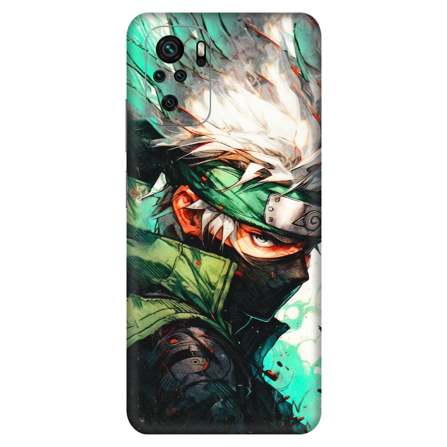 Xiaomi Redmi Phone Skins (All Models) - Kakashi Side Profile - 3D Embossed Finish (L-249) Redmi Note 10S