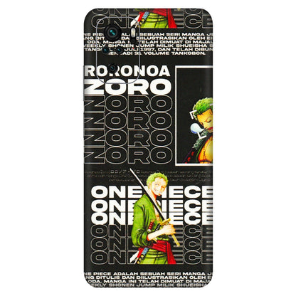 Xiaomi Redmi Phone Skins (All Models) - One Piece Zoro - 3D Embossed Finish (L-250) Redmi Note 10S
