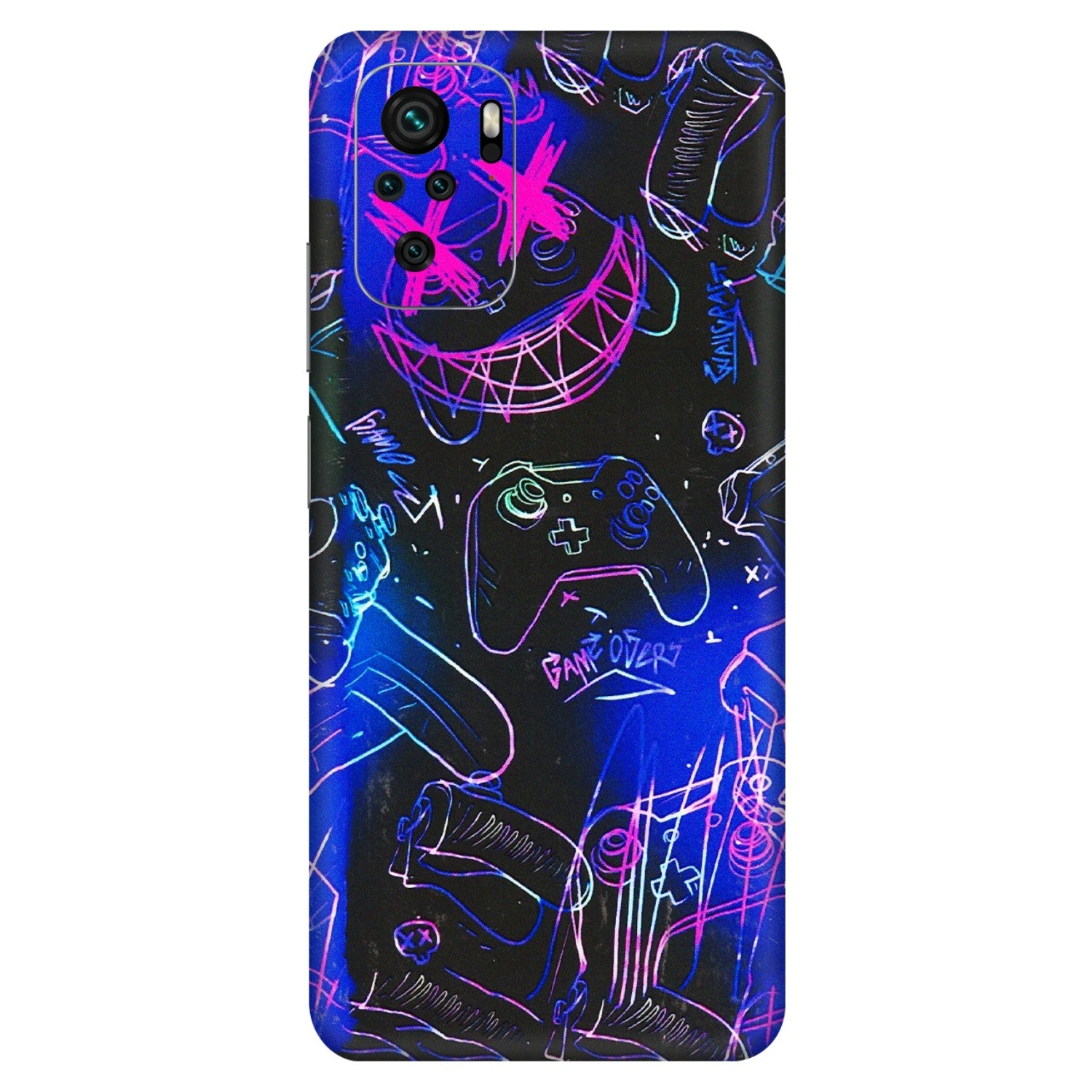 Xiaomi Redmi Phone Skins (All Models) - Gamers Paradise - 3D Embossed Finish (L-258) Redmi Note 10S