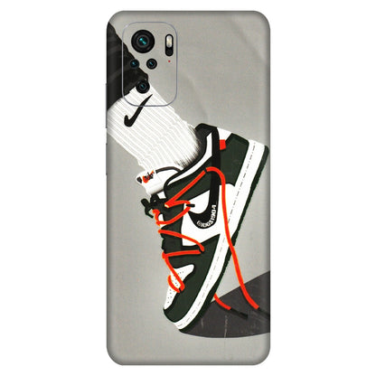 Xiaomi Redmi Phone Skins (All Models) - New Grey Sneaker - 3D Embossed Finish (L-261) Redmi Note 10S