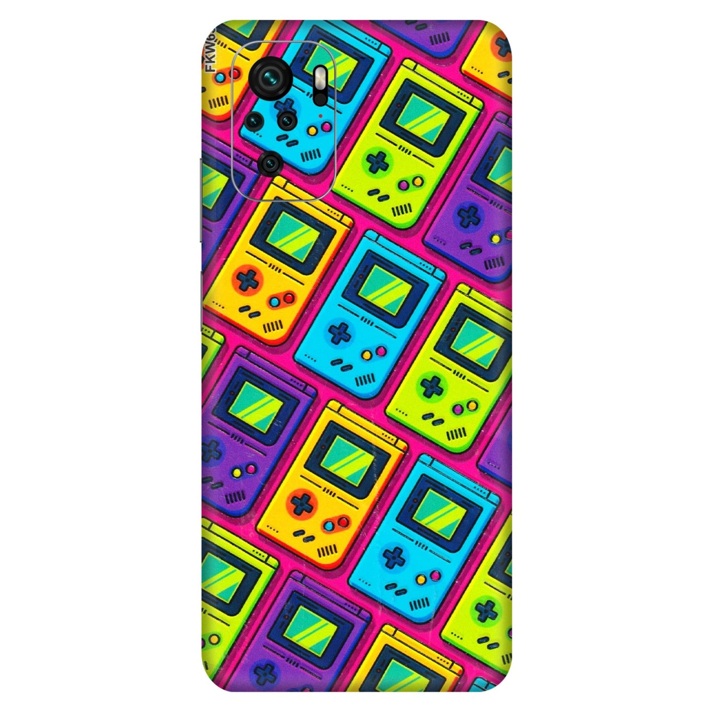 Xiaomi Redmi Phone Skins (All Models) - Gameboy Colourful - 3D Embossed Finish (L-266) Redmi Note 10S