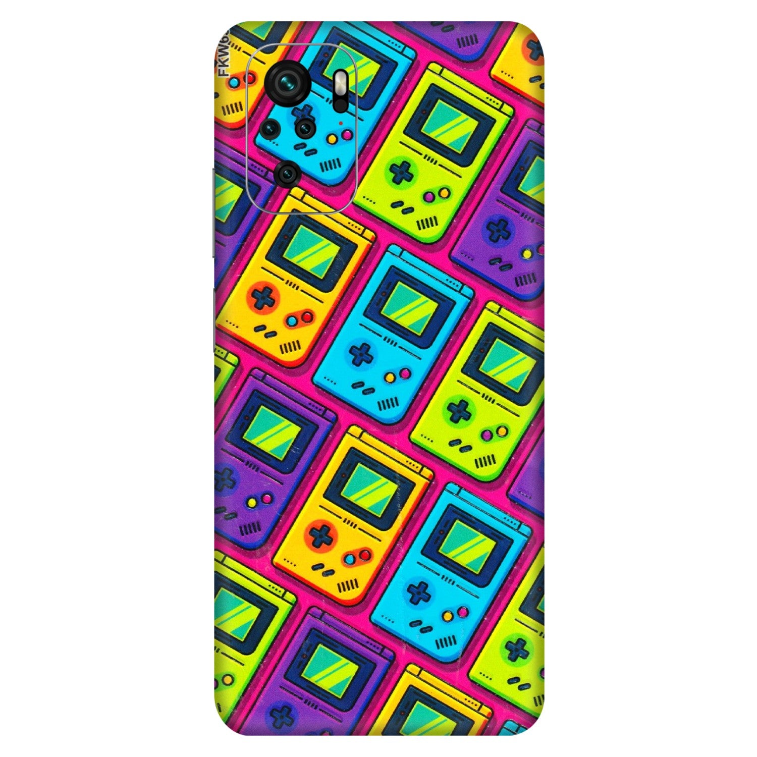 Xiaomi Redmi Phone Skins (All Models) - Gameboy Colourful - 3D Embossed Finish (L-266) Redmi Note 10S