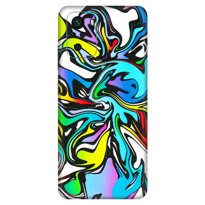 Xiaomi Redmi Phone Skins (All Models) - Abstract Colour Paints - 3D Embossed Finish (L-271) Redmi Note 10S
