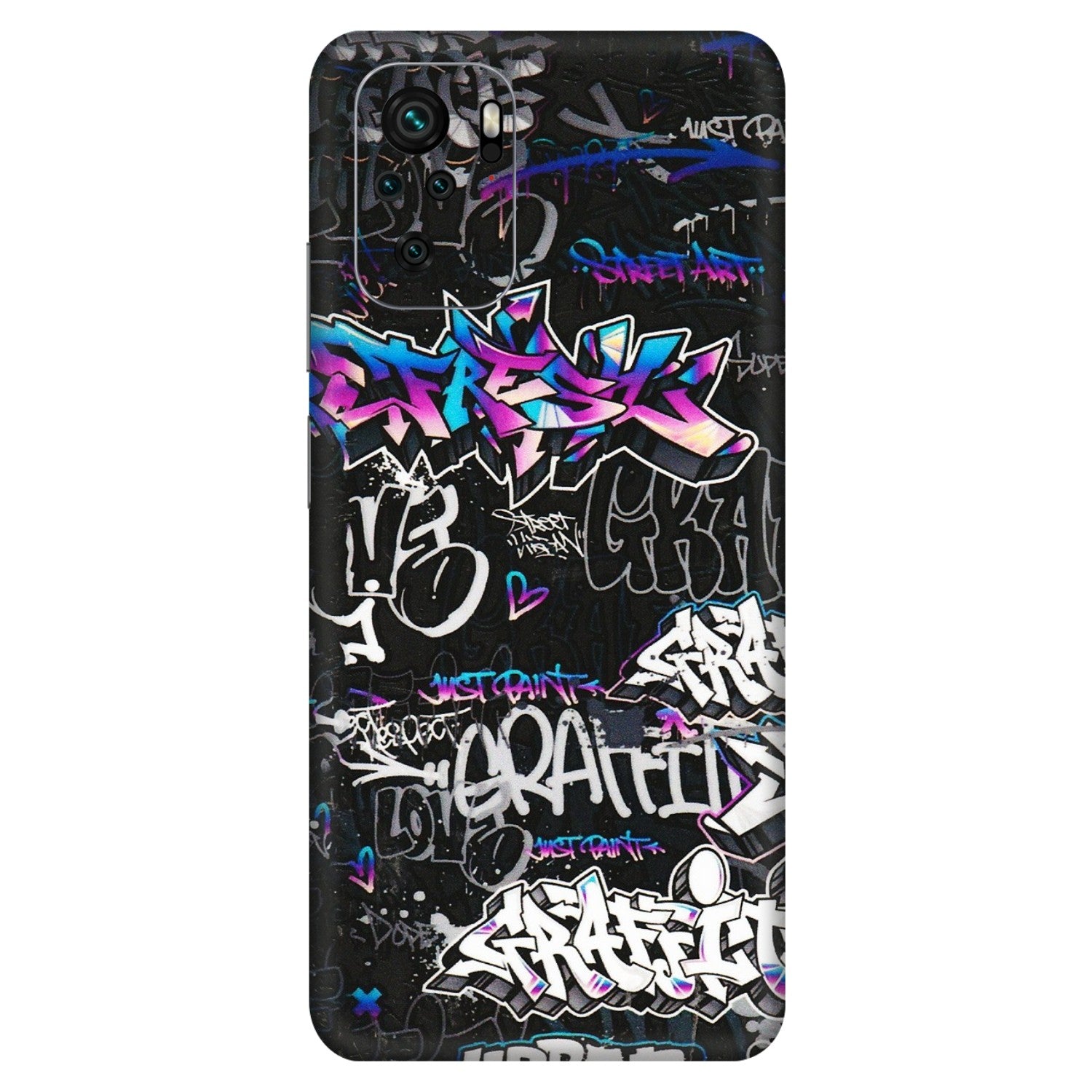 Xiaomi Redmi Phone Skins (All Models) - Graffiti Killer - 3D Embossed Finish (L-274) Redmi Note 10S