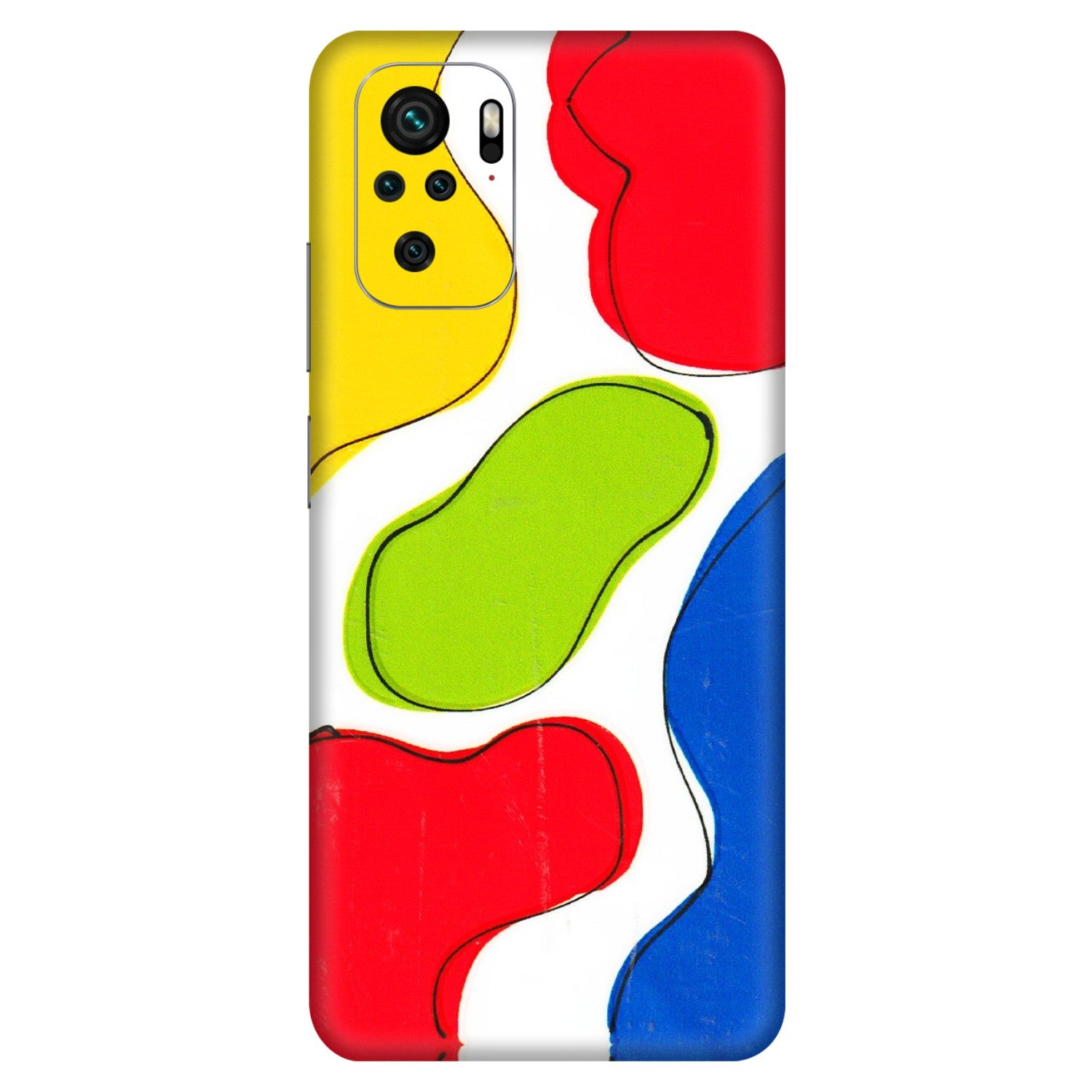 Xiaomi Redmi Phone Skins (All Models) - RGB Colour Paint - 3D Embossed Finish (L-284) Redmi Note 10S