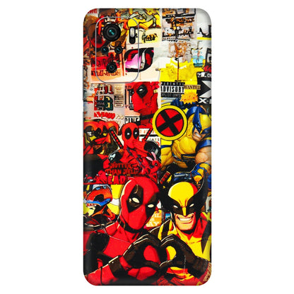Xiaomi Redmi Phone Skins (All Models) - Spidy Wolverine - 3D Embossed Finish (L-310) Redmi Note 10S