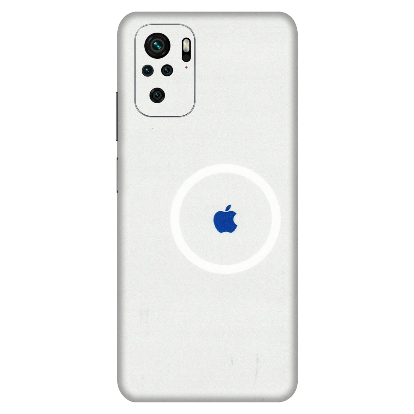 Xiaomi Redmi Phone Skins (All Models) - iPhone Magsafe Logo - 3D Embossed Finish (L-320) Redmi Note 10S