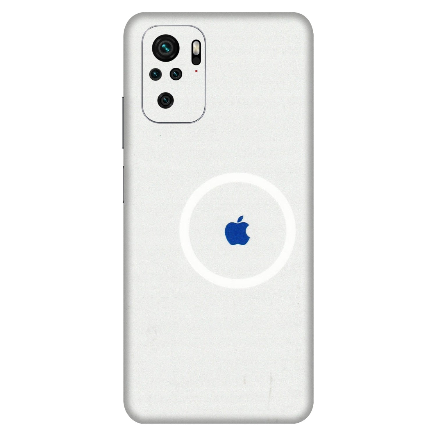 Xiaomi Redmi Phone Skins (All Models) - iPhone Magsafe Logo - 3D Embossed Finish (L-320) Redmi Note 10S