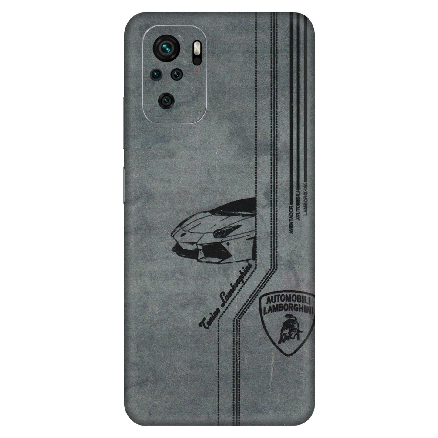 Xiaomi Redmi Phone Skins (All Models) - New Lamborgini Aventador - 3D Embossed Finish (L-321) Redmi Note 10S