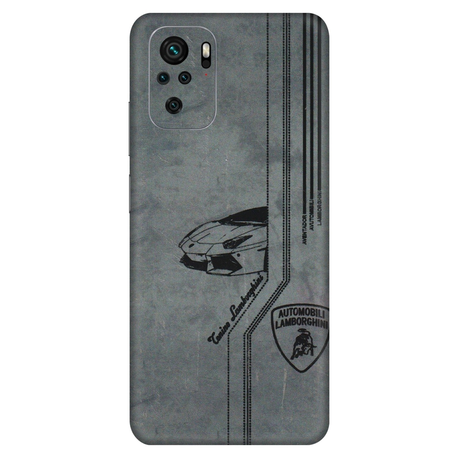 Xiaomi Redmi Phone Skins (All Models) - New Lamborgini Aventador - 3D Embossed Finish (L-321) Redmi Note 10S