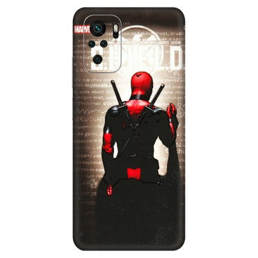 Xiaomi Redmi Phone Skins (All Models) - Deadpool - 3D Embossed Finish (L-56) Redmi Note 10S