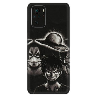 Xiaomi Redmi Phone Skins (All Models) - Black Luffy Hat - 3D Embossed Finish (L-57) Redmi Note 10S