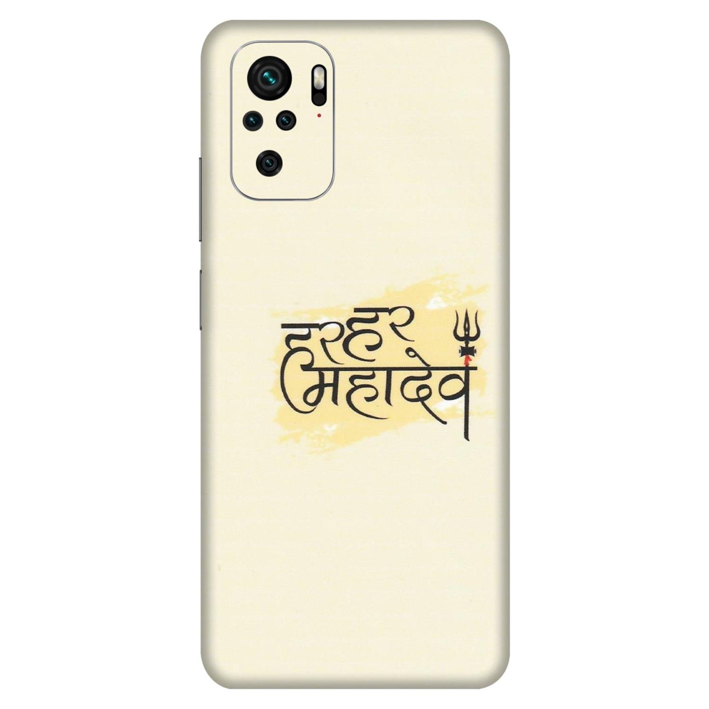 Xiaomi Redmi Phone Skins (All Models) - Har Har Mahadev - Matte Finish (M-10) Redmi Note 10S