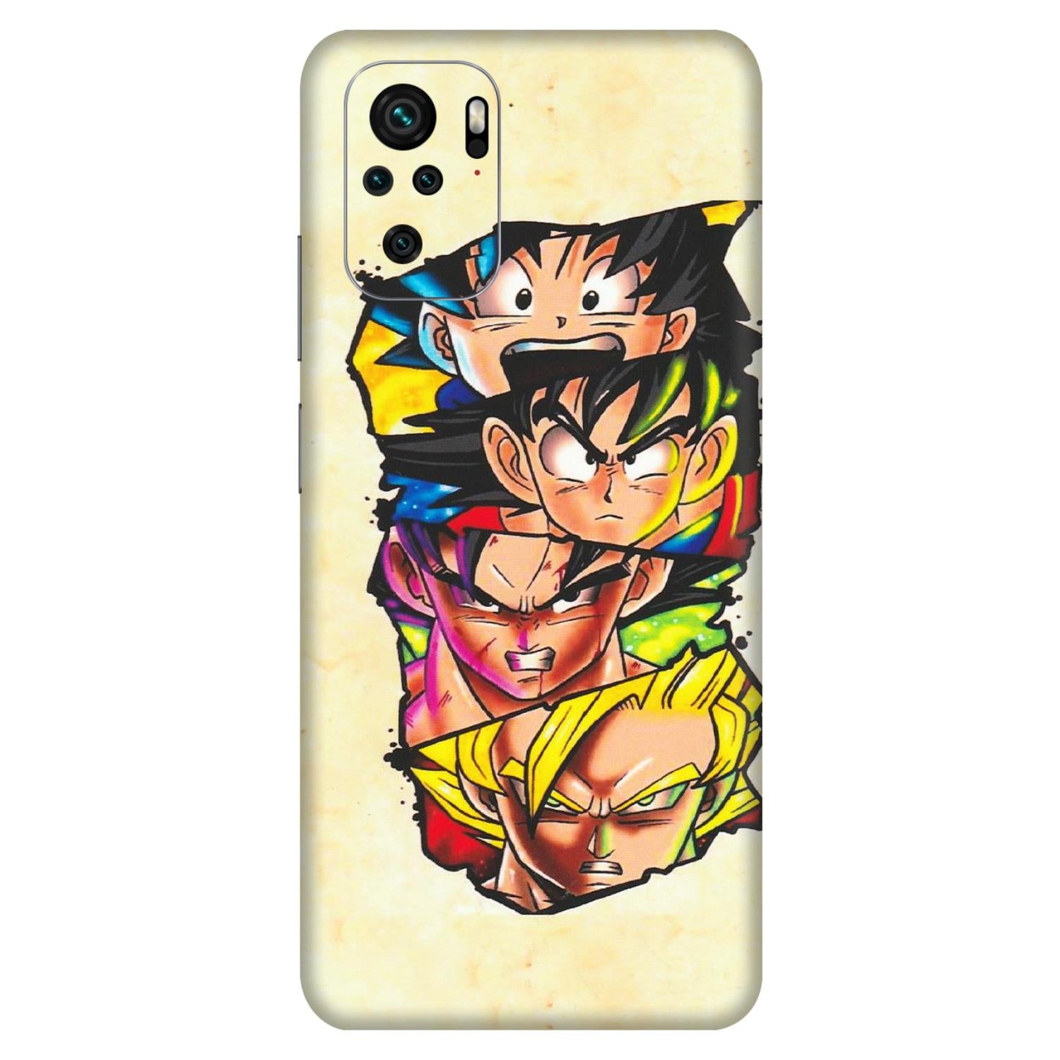 Xiaomi Redmi Phone Skins (All Models) - Angry Multi Anime - Matte Finish (M-113) Redmi Note 10S