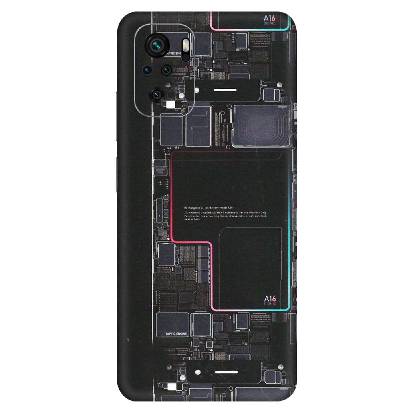 Xiaomi Redmi Phone Skins (All Models) - Motherboard Circuit Layout - Matte Finish (M-117) Redmi Note 10S