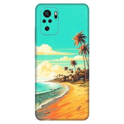 Xiaomi Redmi Phone Skins (All Models) - Miami Beach - Matte Finish (M-136) Redmi Note 10S