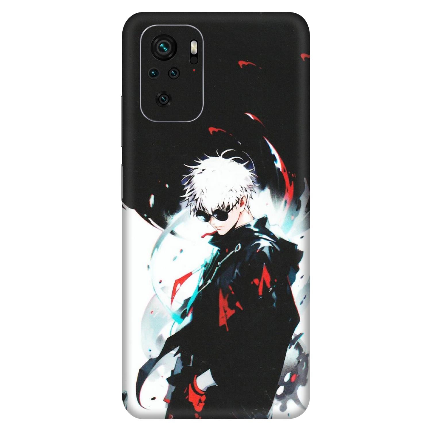 Xiaomi Redmi Phone Skins (All Models) - Gojo Powerful Charater Kaisen Anime - Matte Finish (M-144) Redmi Note 10S