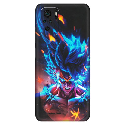 Xiaomi Redmi Phone Skins (All Models) - Angry Goku Dragon Ball Anime - Matte Finish (M-150) Redmi Note 10S