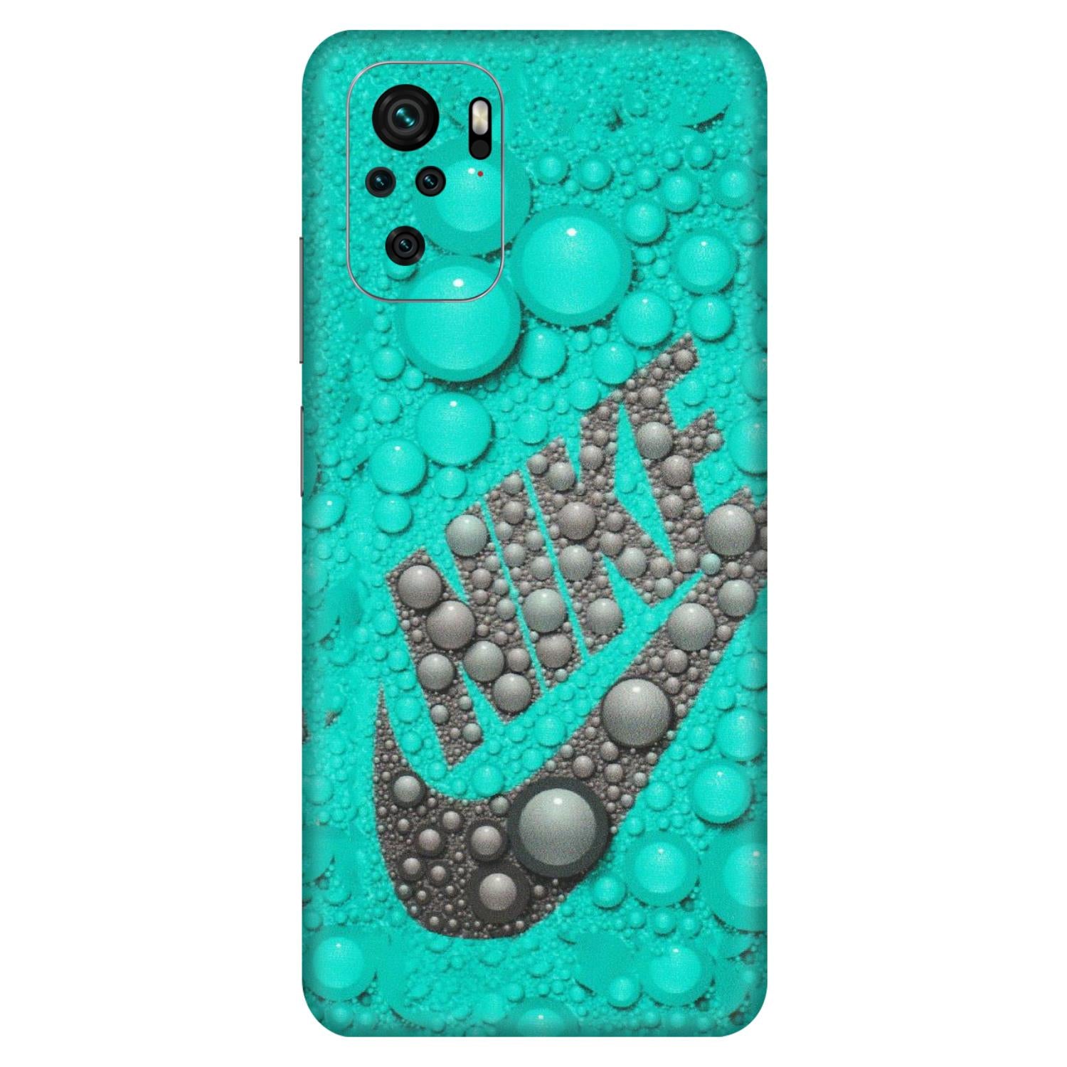 Xiaomi Redmi Phone Skins (All Models) - Shoe Brand Bubbles - Matte Finish (M-42) Redmi Note 10S